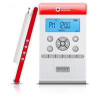 Image of Eton ZoneGuard AM/FM/WB Weather Alert Clock Radio with S.A.M.E. - Red Cross White