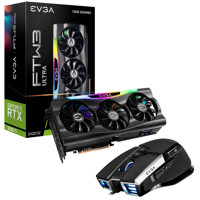

EVGA GeForce RTX 3080 Ti FTW3 Ultra Gaming 12GB GDDR6X Graphics Card, PCI Express 4.0 - With EVGA X17 Wired Gaming Mouse, Black