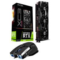 

EVGA GeForce RTX 3090 XC3 Ultra 24GB GDDR6X Gaming Graphics Card, iCX3 Cooling, ARGB LED, Metal Backplate - With EVGA X17 Wired Gaming Mouse, Black