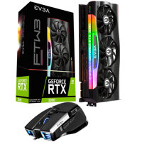 

EVGA GeForce RTX 3090 FTW3 Ultra 24GB GDDR6X Gaming Graphics Card, iCX3 Cooling, ARGB LED, Metal Backplate - With EVGA X17 Wired Gaming Mouse, Black