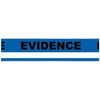 

Evident Evidence-PRO Security Tape with Writing Line, Blue