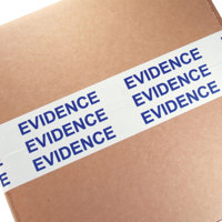 

Evident 3"x165' Evidence Tough Acrylic Sealing Tape, Fits 3" Tape Dispenser, White/Blue