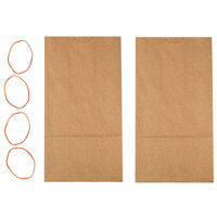 

Evident Hand Bagging Kits, Includes Two Paper Bags & Four Wide Rubber Bands, 10-Pack