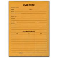 

Evident 6x9" Evidence Envelopes, Pack of 100