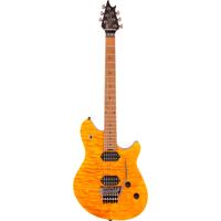 

EVH Wolfgang Standard Quilt Maple Electric Guitar, Baked Maple Fingerboard, Transparent Amber