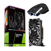 

EVGA GeForce GTX 1660 SC Ultra Gaming 6GB GDDR5 Graphics Card - With EVGA X17 Wired Gaming Mouse, Black