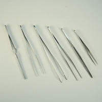 

Evident Stainless Steel Tweezer Set of Six, Various Sizes