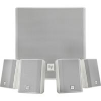 

Electro-Voice EVID-S44 Wall Mount Speaker System, Includes 4x EVID 2.1 2" Surface Mount Satellite Speaker and EVID 40S Surface Mount Subwoofer, White