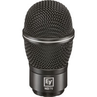 

Electro-Voice ND76-RC3 Wireless Head with ND76 Cardioid Capsule, 30 Hz-17 kHz (Close), 70 Hz-17 kHz (Far)