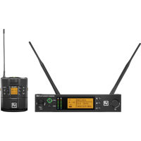 

Electro-Voice RE3-BPNID Bodypack Wireless System with No Input Device, Includes RE3-BPT Bodypack Transmitter and RE3-RX Diversity Receiver, 488-524MHz