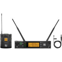 

Electro-Voice RE3-BPOL Wireless Bodypack System, Includes RE3-ACC-OL3 Omnidirectional Lavalier Microphone with TA4F Connector, RE3-RX Diversity Receiver and RE3-BPT Bodypack Transmitter, 560-596MHz