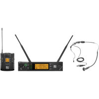 

Electro-Voice RE3-BPHW Wireless Bodypack System, Includes RE3-ACC-HW3 Super Cardioid Headworn Microphone with TA4F Connector, RE3-RX Diversity Receiver and RE3-BPT Bodypack Transmitter, 488-524MHz