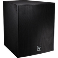 

Telex EVF-1181S 18" Front-Loaded Pi-Weatherized Subwoofer, 8 Ohms Nominal Impedance, 99dB Sensitivity, 68-650Hz, 400W Continuous Power, Single, Black
