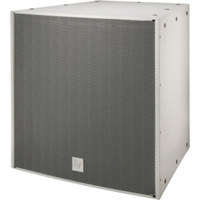 

Telex EVF-1181S 18" Front-Loaded Subwoofer, 8 Ohms Nominal Impedance, 99dB Sensitivity, 68-650Hz Frequency Response, 400W Continuous Power, Single, White