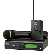 

Electro-Voice FMR-500 Handheld System, Includes Diversity Receiver, HT-500D Handheld Transmitter with EV N/D 767a Dynamic Microphone, Rack Mount Kit and 2x 1/4 Wave Antennas, Band A: 648-676MHz