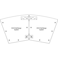 

Telex HRK-3W Horizontal Long and Short Rigging Kit for EVH/EVF Speaker Systems, White