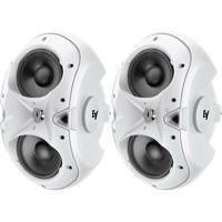 

Electro-Voice EVID-6.2T Dual 6" Two-Way Surface-Mount Loudspeaker, with 70V/100V Transformer, Pair, White