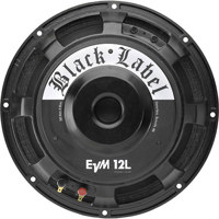 

Electro-Voice EVM12L BlackLabel Zakk Wylde Signature 12" Guitar Speaker, 80-7000Hz Frequency Response, 300 Watts, 100 dB Sensitivity, 8 Ohms Impedance, Single