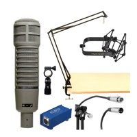

Electro-Voice RE20 Variable-D Dynamic Cardioid Mic - H&A Shock Mount, Cloud Cloudlifter CL-1 Activator, Broadcast Arm with XLR Cable