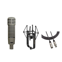 

Electro-Voice RE20 Variable-D Dynamic Cardioid Microphone with Shockmount, Broadcast Arm, Shoc kMount, 15' XLR Cable