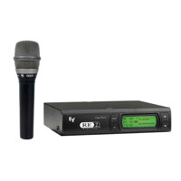 

Electro-Voice RE-2 UHF Handheld System, Includes Receiver, HTU-2 Handheld Transmitter and RE410 Cardioid Condenser, A Band: 648-676MHz