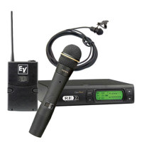 

Electro-Voice RE2-Combo Handheld and Lavalier Wireless Microphone System, Includes BPU-2 and HTU2D-267a Transmitter, RE-2 Receiver, ULM-21 Mic, Case, G: 614-642MHz