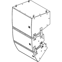 

Telex VRK-1W Vertical Long and Short Rigging Kit for EVF Speaker Systems, Includes Stabilizing Bar, White