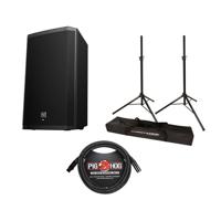 

Electro-Voice ZLX 15" Two-Way Passive Loudspeaker, 44 Hz - 20 kHz Frequency Range, 126 dB Maximum SPL - Bundle With JamStands JS-TS50 Tripod-Style Speaker Stand Pair, 20' 8mm XLR Microphone Cable