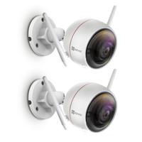 

EZVIZ 2 Pack ezGuard Full HD 1080p Indoor/Outdoor Wi-Fi All-In-One Smart Home Security Bullet Camera