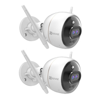 

EZVIZ 2 Pack C3X Full HD AI-Powered Dark-Fighter Outdoor Smart Dual-Lens Wi-Fi Security Camera