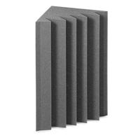 

EZ Acoustics EZ Foam Acoustic Large Pack, Includes 24x Foam Wedges 5, 8x Bass Traps, 4x Diffuser 1CS and 6x EZ Adhesive, Charcoal Gray