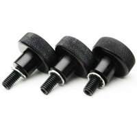 

Farpoint FTKS-BL Tripod Knob Set for GM8, G11 and Similar Mounts using 3/8-16 threads - Clear Anodize Black