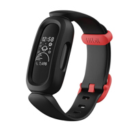 

Fitbit Ace 3 Activity Tracker, Black/Racer Red