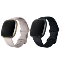 

Fitbit Fitbit Sense, Lunar White/Soft Gold Stainless Steel