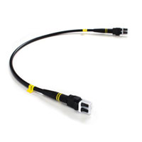 

FieldCast 15.7" Two-Channel Single-Mode Jumper Duplex Patch Cable, Black