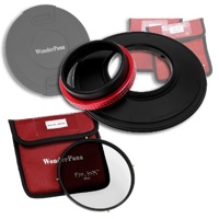 

Fotodiox WonderPana 145 Essentials Kit for Panasonic Lumix G Vario 7-14mm f/4.0 Aspherical Lens (Micro Four Thirds Format), Includes WonderPana145 Filter Holder, 145mm Heavy Duty Inner Pinch Lens Cap, 145mm Circular Polarizing (CPL) Filter