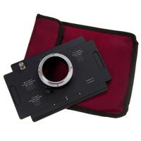 

Fotodiox Pro Lens Mount Adapter For Canon RF Mount Mirrorless Camera Body to Large Format 4x5 View Cameras with Graflok Rear Standard, Shift / Stitch Adapter