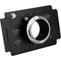 

Fotodiox Pro Lens Mount Adapter, Fujifilm G-Mount GFX Mirrorless Digital Camera Back with a Graflok Rear Standard - Shift/Stitch Adapter