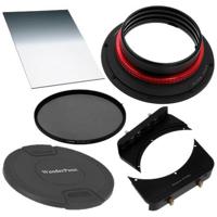 

Fotodiox WonderPana 66 Essentials 0.6SE System Holder Kit for Nikon 14-24mm AF-S Zoom Nikkor f/2.8G ED AF Lens, Includes WonderPana FreeArc Core Filter Holder, WonderPana 66 6.6" Wide Holder Upgrade Bracket, 145mm Solid ND 1.2 (4 Stop) Filter and 6.6x8.5"