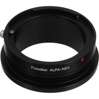 

Fotodiox Pro Lens Mount Adapter for Alpa 35mm SLR Lens to Sony Alpha E-Mount Mirrorless Camera Body