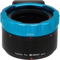 

Fotodiox Pro Lens Mount Adapter with 2x Correction for Black Magic Pocket Cinema Camera Only B4 (2/3") Lens to Micro Four Thirds System Camera