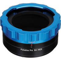 

Fotodiox Pro Lens Mount Adapter for B4 Mount Lenses to Sony Alpha NEX E-Mount Camera Bodies