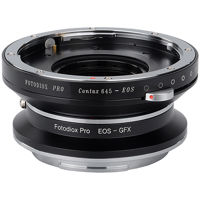 

Fotodiox Pro Lens Mount Adapter, Contax 645 Mount Lens to Fujifilm G-Mount GFX 50S Mirrorless Digital Camera