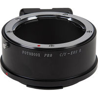 

Fotodiox Pro Lens Mount Adapter for Contax/Yashica (CY) SLR Lens to Canon RF (EOS-R) Mount Mirrorless Camera Body