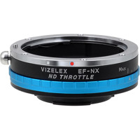 

Fotodiox Vizelex ND Throttle Lens Mount Adapter for Canon EOS (EF/EF-S) D/SLR Lens to Samsung NX Mount Mirrorless Camera Body with Built-In Variable ND Filter (1 to 8 Stops)
