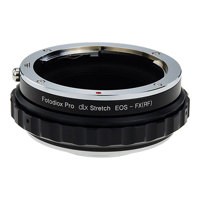 

Fotodiox DLX Series Canon EOS (EF/EF-S) D/SLR Lens to Fujifilm X-Series Mirrorless Camera Body Stretch Mount Adapter with Macro Focusing Helicoid and Magnetic Drop-In Filters