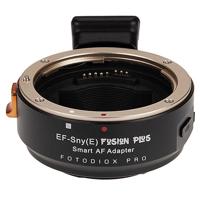 

Fotodiox Pro Fusion Plus Smart AF Adapter for Canon EOS (EF/EF-S) D/SLR Lens to Sony Alpha E-Mount Mirrorless Camera