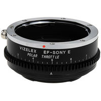 

Fotodiox Vizelex Polar Throttle Lens Mount Adapter for Canon EOS (EF/EF-S) D/SLR Lens to Sony Alpha E-Mount Mirrorless Camera Body with Built-In Circular Polarizing Filter