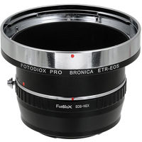 

Fotodiox Pro Lens Mount Adapter for Bronica ETR Mount SLR Lenses to Sony Alpha E-Mount Mirrorless Camera Body