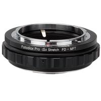 

Fotodiox DLX Stretch Lens Mount Adapter for Canon FD & FL 35mm SLR Lens to Micro Four Thirds (MFT, M4/3) Mount Mirrorless Camera Body with Macro Focusing Helicoid & Magnetic Drop-In Filters